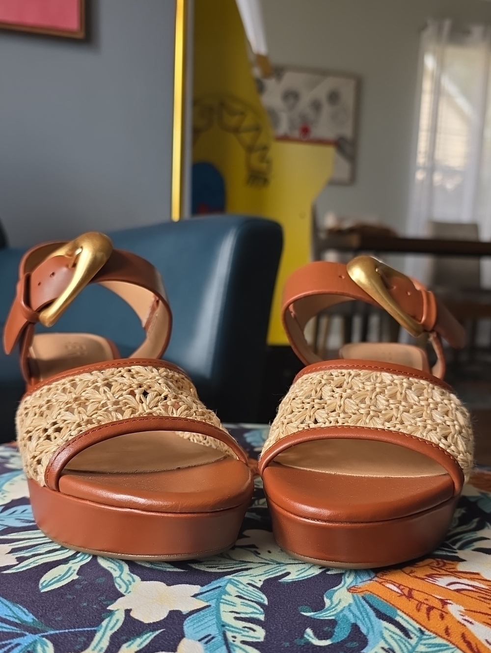 Aerosoles Woven Platform Sandals